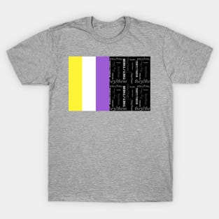 Nonbinary, They/Them Pronouns - Identity Pride T-Shirt